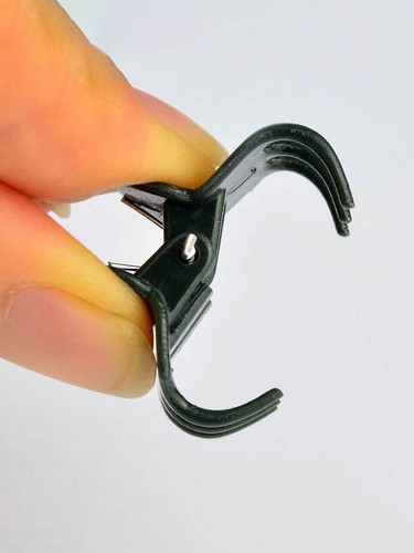 Orchid Plant Support Clips Small Garden Stem Clips Mini 1cm Plastic Flower Clamp - Picture 9 of 13