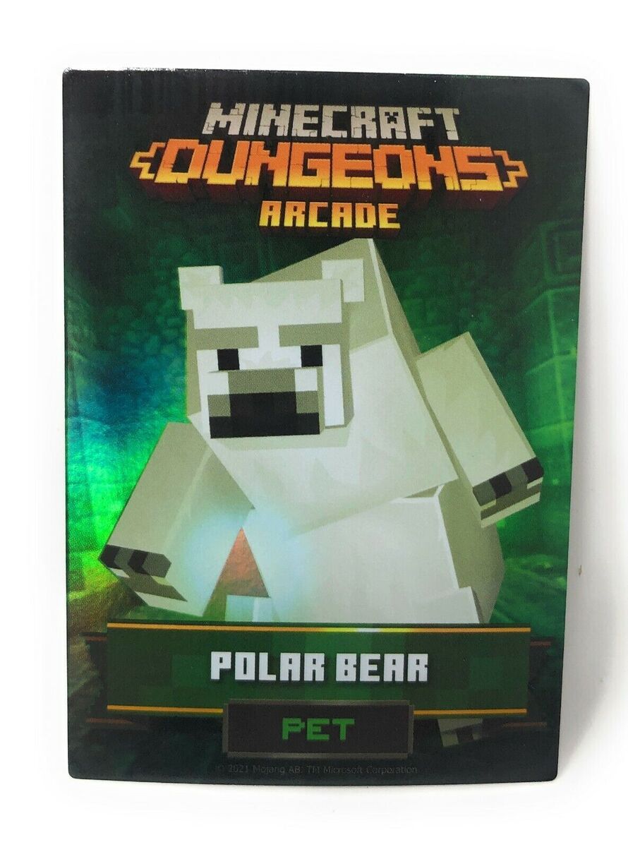 2021 Minecraft Dungeons Arcade Vending Cards Unique Foil Ender