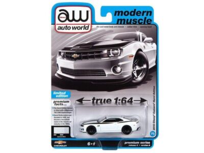 Autoworld AW64382A-3 Chevrolet Camaro ''Hurst Edition'' weiss 2010 - Premium 2022 