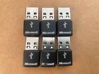Lot of 6 Microsoft Model 1461 Receiver Usb Wireless Dongle for Mouse/Keyboard