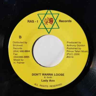 George Nooks / Lady Ann Let Me Be / Dont Wanna Loose Vinyl Single 7inch
