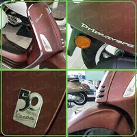 Vespa 125 Primavera 50 Jahre Targhetta Abziehaufkleber Piaggio Emblem