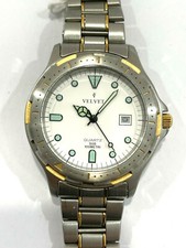 Orologio Velvet Subaqueo a batteria quadrante bianco sub 100 mt