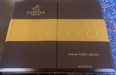 Belgium Godiva Ultimate Truffle Collection Chocolates Empty Luxurious Box