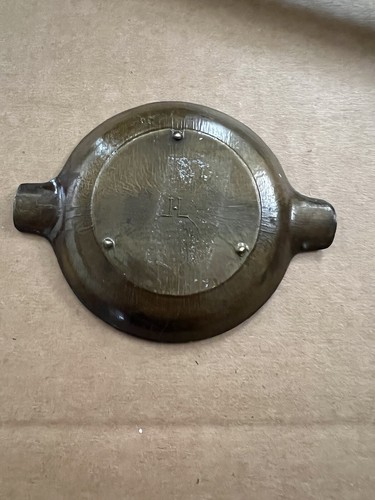 Vintage Bruxelles Cast Bronze Brass Building Ash Tray 4 Inches - Picture 3 of 3