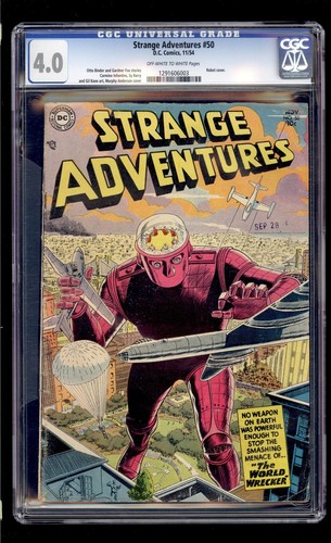 Strange Adventures #50 1954 CGC 4.0 VG OW/W High Definition Scans**