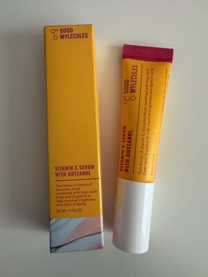 Good Molecules Vitamin C Serum with Oryzanol - 30 ml / 1 fl oz - Brightens & Red