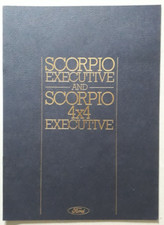 Ford Scorpio Executive & 4x4 Brochure 1986