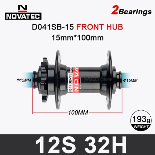 NOVATEC D041SB D442SB Bicycle Hub 32 Holes 135/148mm For Shimano Micro Spline - Picture 14 of 15