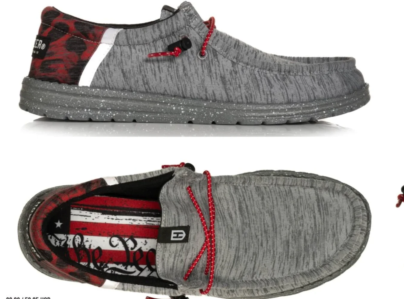 Howitzer Men's Slip-On Shoes ROAM CRIMSON Sneakers with Camo Print Footwear
Opens in a new window or