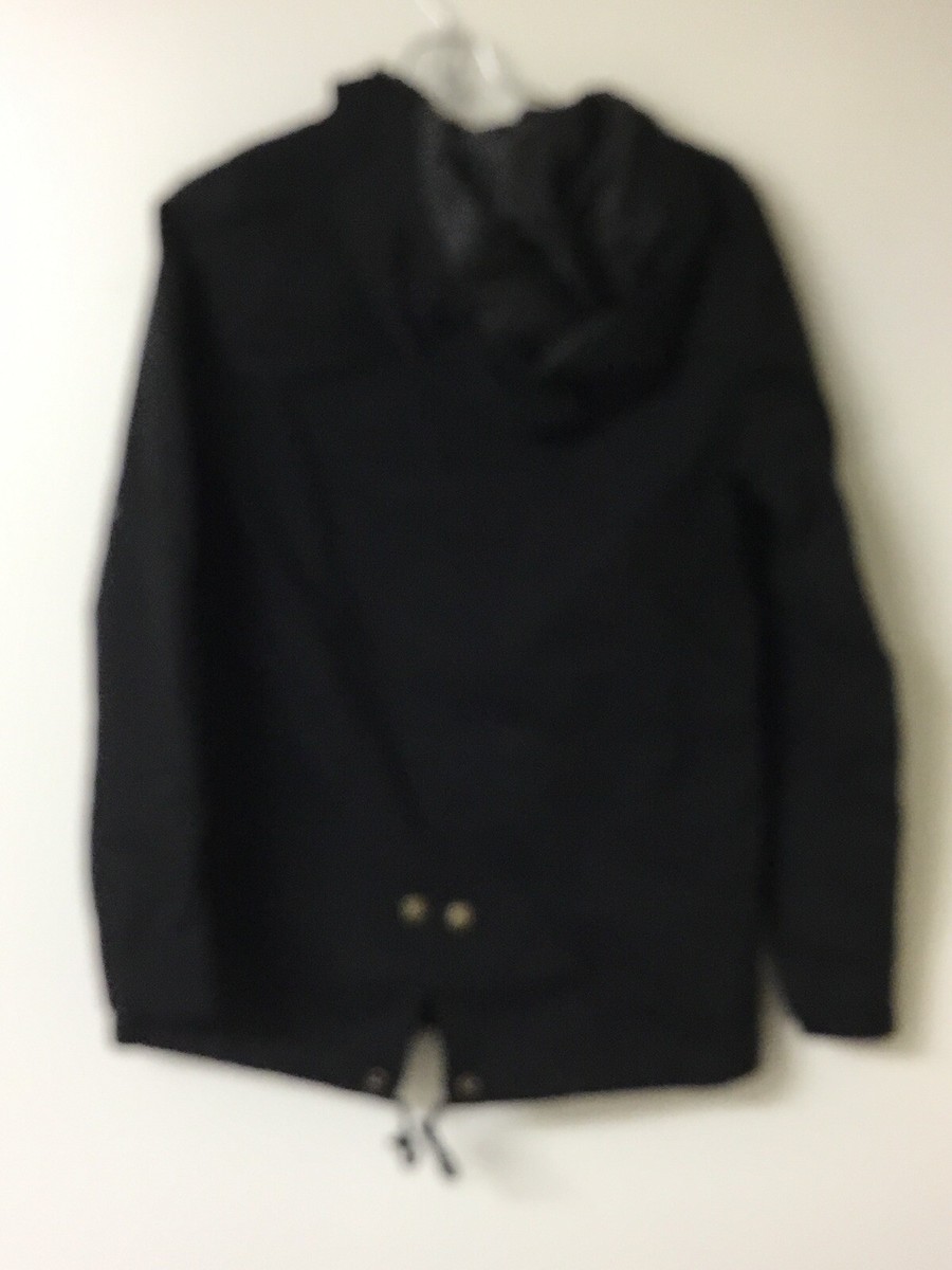 Ambiance Outerwear Black Jacket With Drawstring Waist Size Small