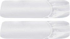 King Size Fitted Sheets 2-Pack - Soft 100 Cotton Deep Pocket White