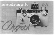 Argus match-matic C3 Instruction Manual Reprint