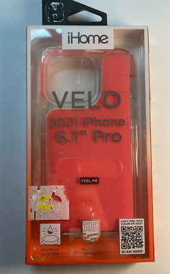 iHome Velo Silikon Case iPhone 13 Pro Coral Rosa 6,1 Zoll Ohne MagSafe Brandneu