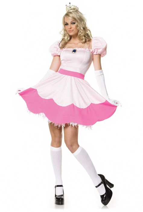 Princess peach costume adult deals