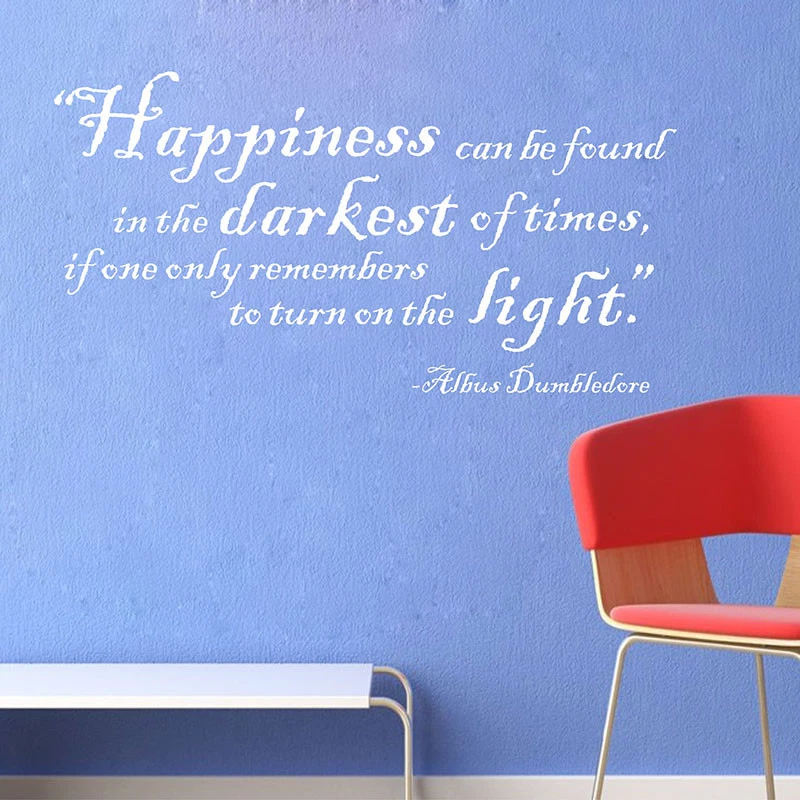 Harry Potter Humor Philosophy Quote - Albus Dumbledore Wall Stickers Vinyl Decal - Image 2 of 4