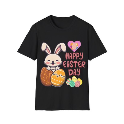 Bunny Egg Easter Day Unisex Softstyle T-Shirt Brand new with tags