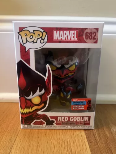 Funko Pop! Marvel Red Goblin #682 2020 NYCC Convención de Otoño con Protector