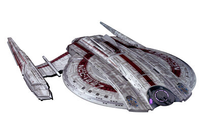 STAR TREK DISCOVERY U.S.S. SHENZHOU NCC-1227 GRAY 1/2500 PLASTIC POL967M/12
