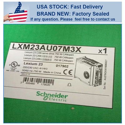New In Box SCHNEIDER LXM23AU07M3X Servo Drive LXM23AU07M3X FREE SHIPPING