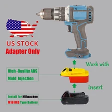 1 Adapter for Hercules 20v Tool To fits Milwaukee M18 Battery/Low Voltage Cutoff