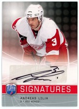 2008-09 Be A Player Signatures Andreas Lilja #S-AL