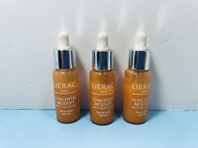 LIERAC - ANTI AGE ECLAT - SERUM ECLAT - TONE & RADIANCE SERUM -0.36 OZ -LOT OF 3