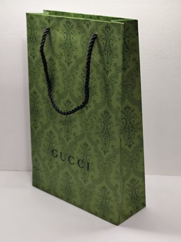 Gucci Busta GG Shopping Bag Gift Bag Busta di carta con manici di stoffa h. 29cm - Foto 7 di 7