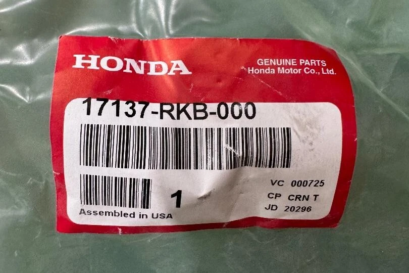 Honda Odyssey/06-08 2005-2007 piloto admisión de aire PCV VÁLVULA DE RESPIRACIÓN 17137-RKB-000 Foto 3 de 4