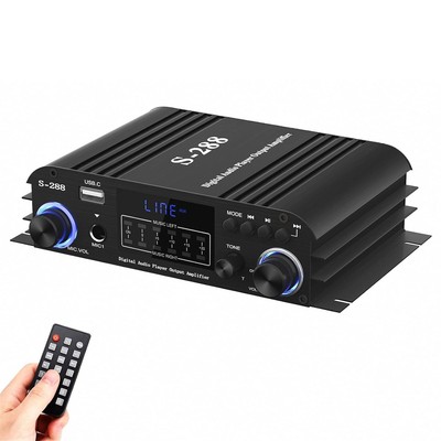 Max 600W HiFi Ste...  RMS 45Wx4 S-288 4 CH Bluetooth 5.0 Home Audio Amplifier