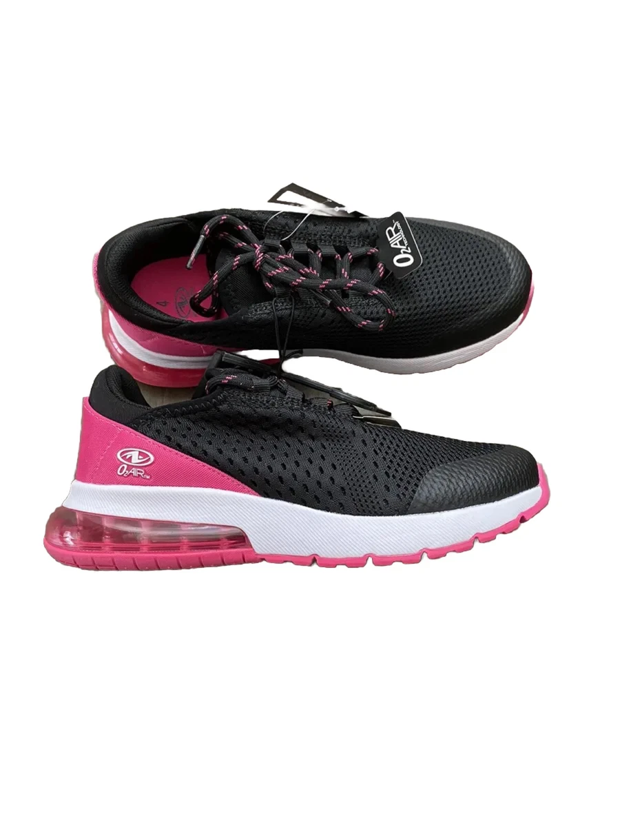 O2 Air Technology Girls Black Sport Shoes Size 4 | eBay