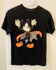 Disney Mickey Mouse Kids Halloween T-shirt Glow In The Dark Size XL Youth 14/16