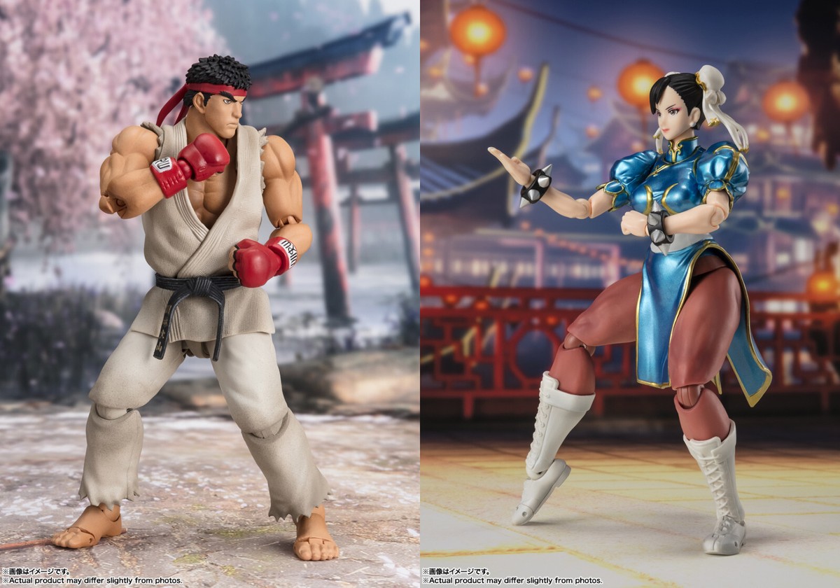 新品未開封 SHFiguarts RYU & CHUN-LI フィギュアセット Bandai S.H.Figuarts Street Fighter 6