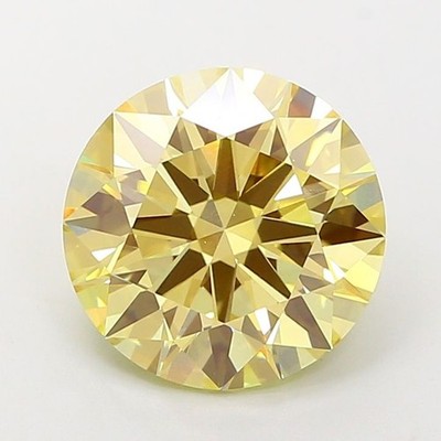 Diamant Lab Grown Round Gelb 0,5ct bis 5ct IGI zertifiziert yellow diamond