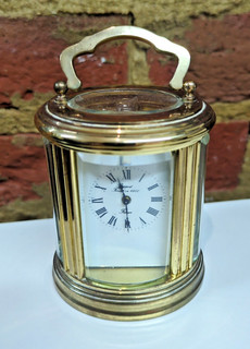 L'EPEE MINIATUR MESSING KUTSCHENUHR FRANZÖSISCH 11 JUWELEN FUNKTIONIERT SCHLÜSSEL ALT