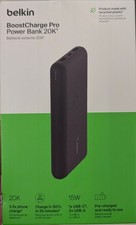 Brand New Belkin BoostCharge Pro Power Bank 20K - 3-Port Portable Charger