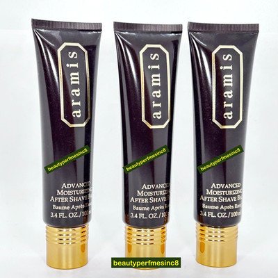 Lot of 3 PCs - Aramis After Shave Balm 3.4 oz Men s Advanced Moisturizing NEW