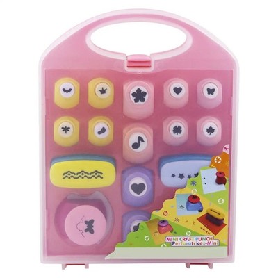 BearBoss Set 6 Perforatrici Per Scrapbooking E Fai Da Te – Forme Varie: Cuore, Stella, Fiocco Di Neve, Cerchio, Quadrato, Petalo – 2,5 Cm - 2