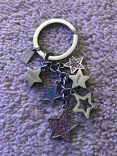 Coach Star Mix Dangle Keychain Pre Owned As Pictured Super Cute