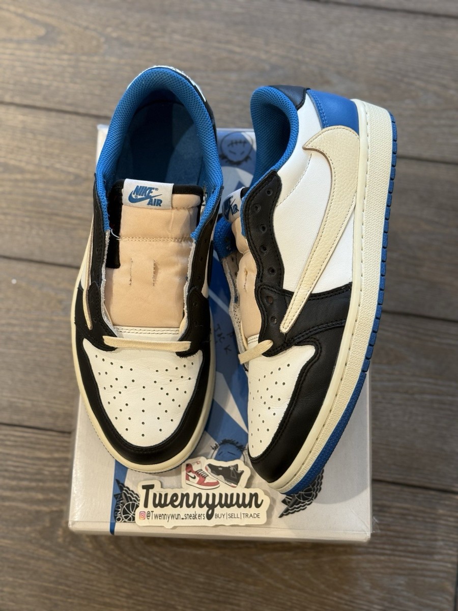 Size 8.5 - Air Jordan 1 Retro x Fragment Design x Travis  display picture 1