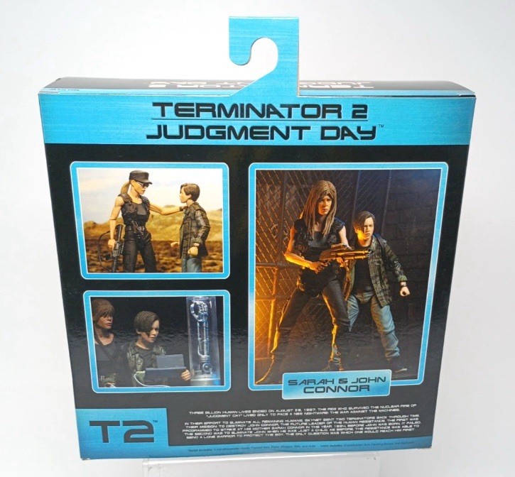 NECA Terminator 2 Sarah Connor and John Connor 7 inch Action