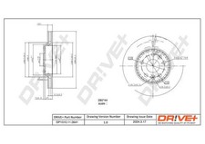 2x Dr!ve+ Bremsscheibe DP1010.11.0641 für MERCEDES-BENZ passend für NISSAN 2x Dr!ve+ Bremsscheibe DP1010.11.0641 für MERCEDES-BENZ passend für NISSAN