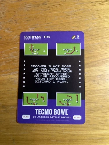 2026 Bo Jackson Battle Arena Tecmo Bowl Overflow Tax Play PL12