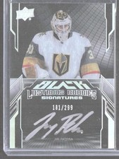 2023-24 SPx #LRA-JP Jiri Patera UD Black Lustrous Rookie Signatures #/299