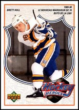 1991-92 UD French #7 Brett Hull Hockey Heroes
