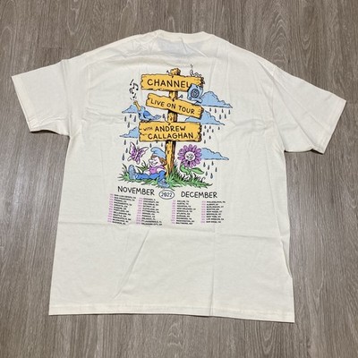 Channel 5 Shirt XL Andrew Callaghan 2022 Tour Canal Cinco 5 Live Tee
