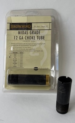 Browning Midas Grade 12GA Shotgun Choke Tube Skeet Full Steel Mod Lead Hunting