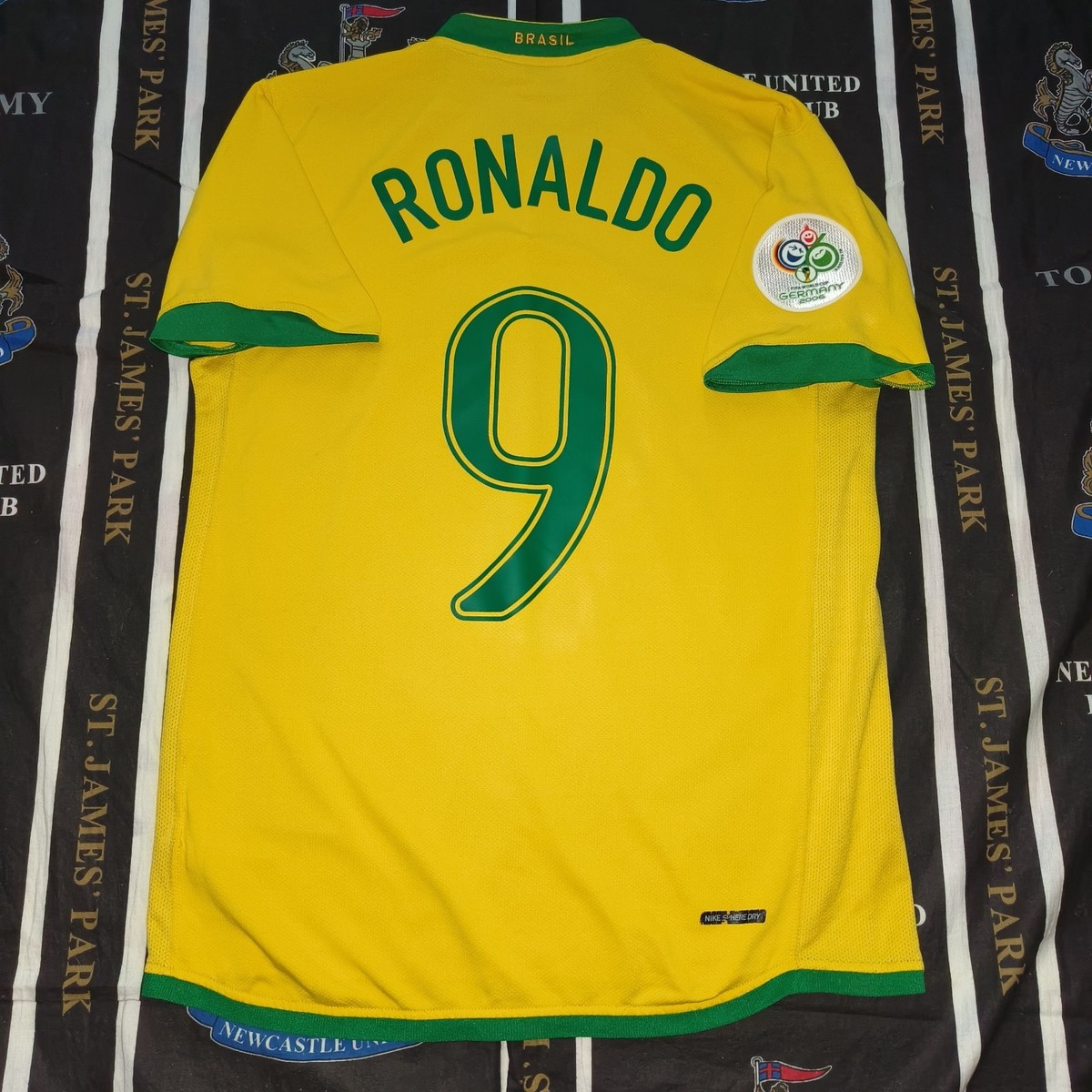 Vintage Brazil Home Football Shirt Jersey World Cup 2006 2008