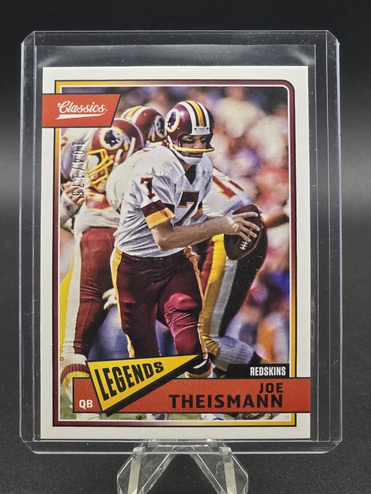 2018 Panini Classics - Legends Joe Theismann #188 Blue Back /175
