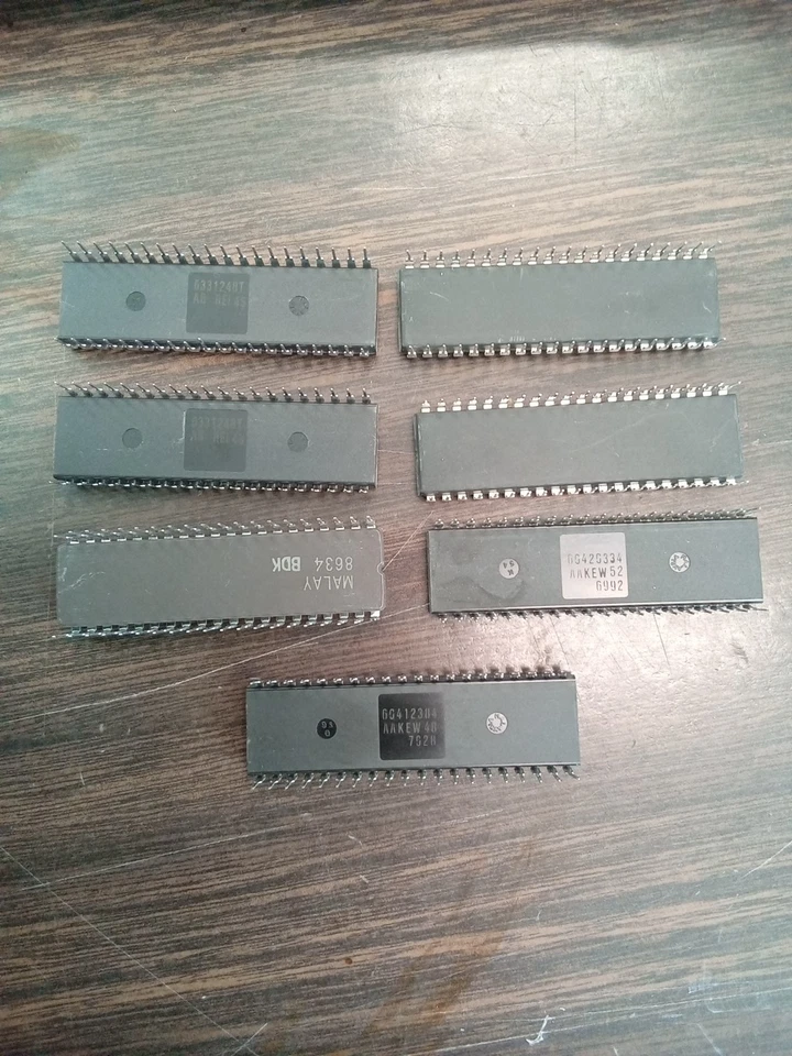 Lote de 7 chips Intel vintage ver fotos Foto 4 de 4